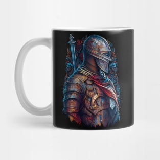 Ornate Medieval Knight Mug